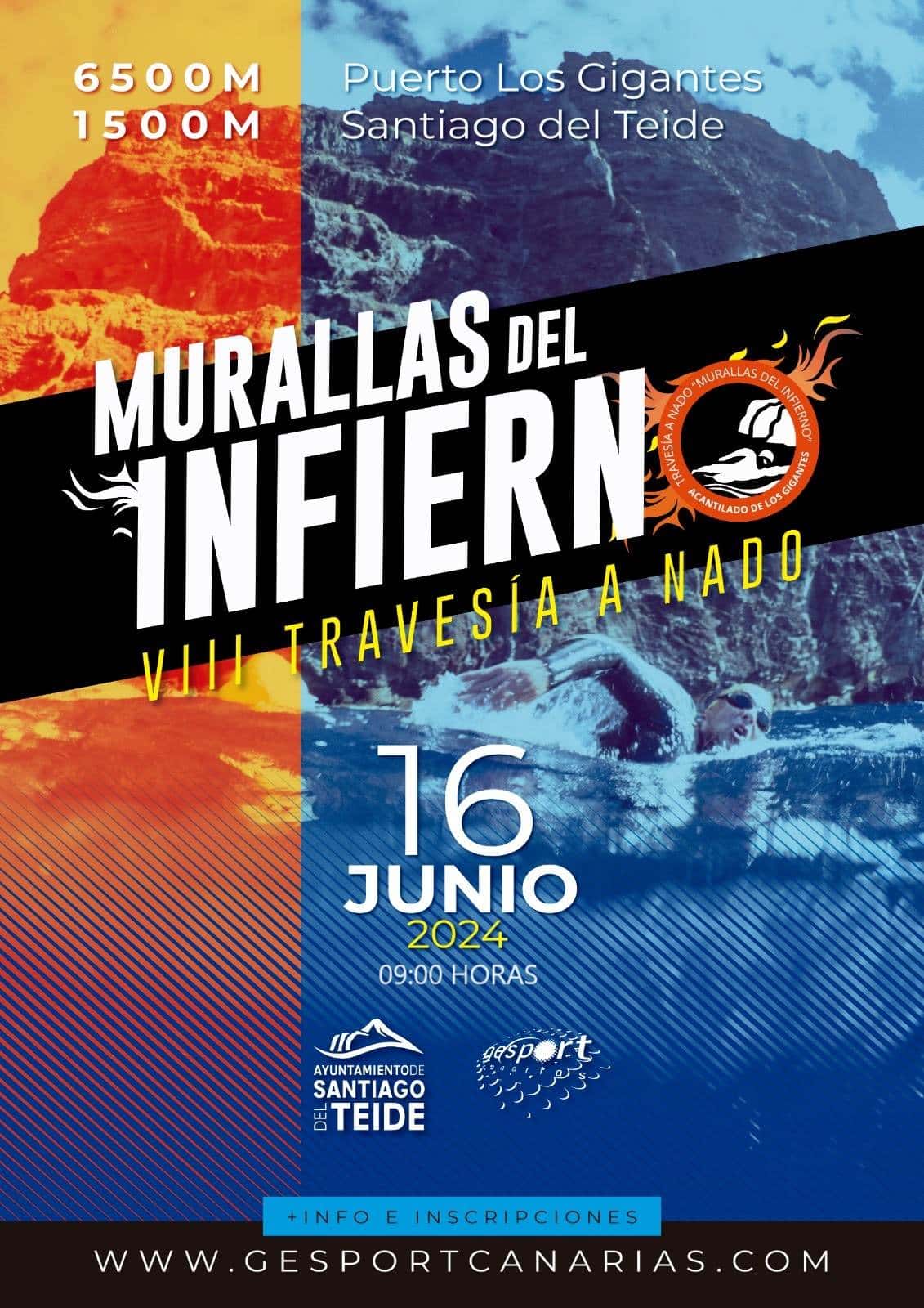 Murallas del Infierno: travesía a nado el 31 de octubre