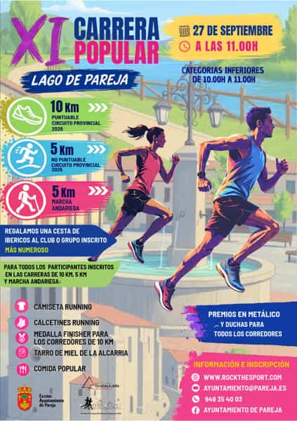 La XI Carrera Lago de Pareja se corrió el 27 de septiembre
