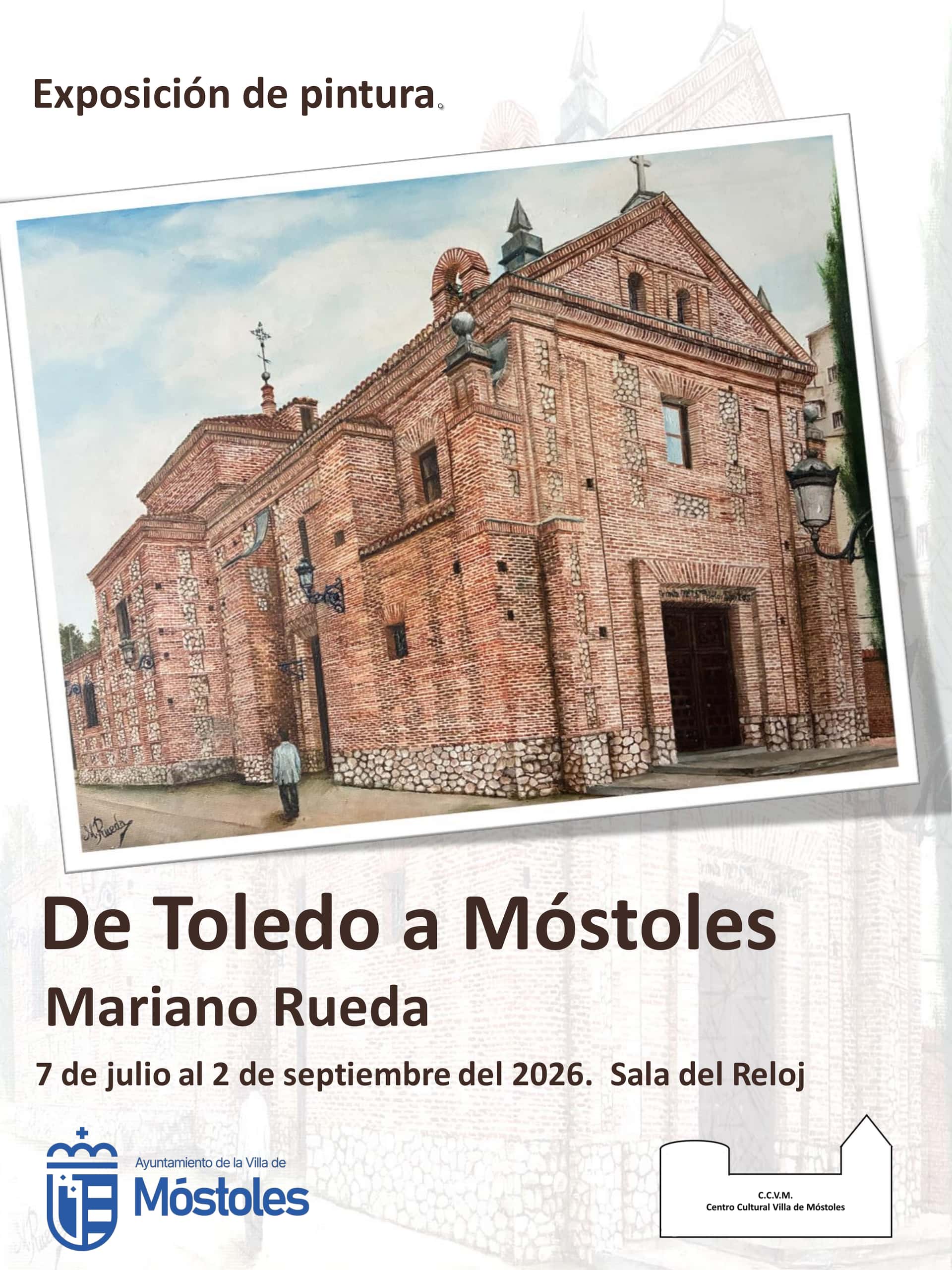 De Toledo a Móstoles: paisajes gratis en la Sala del reloj