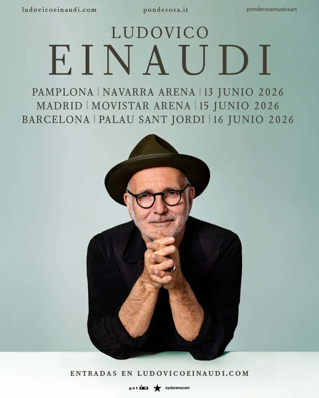 Ludovico Einaudi - Gira de Arenas 2026