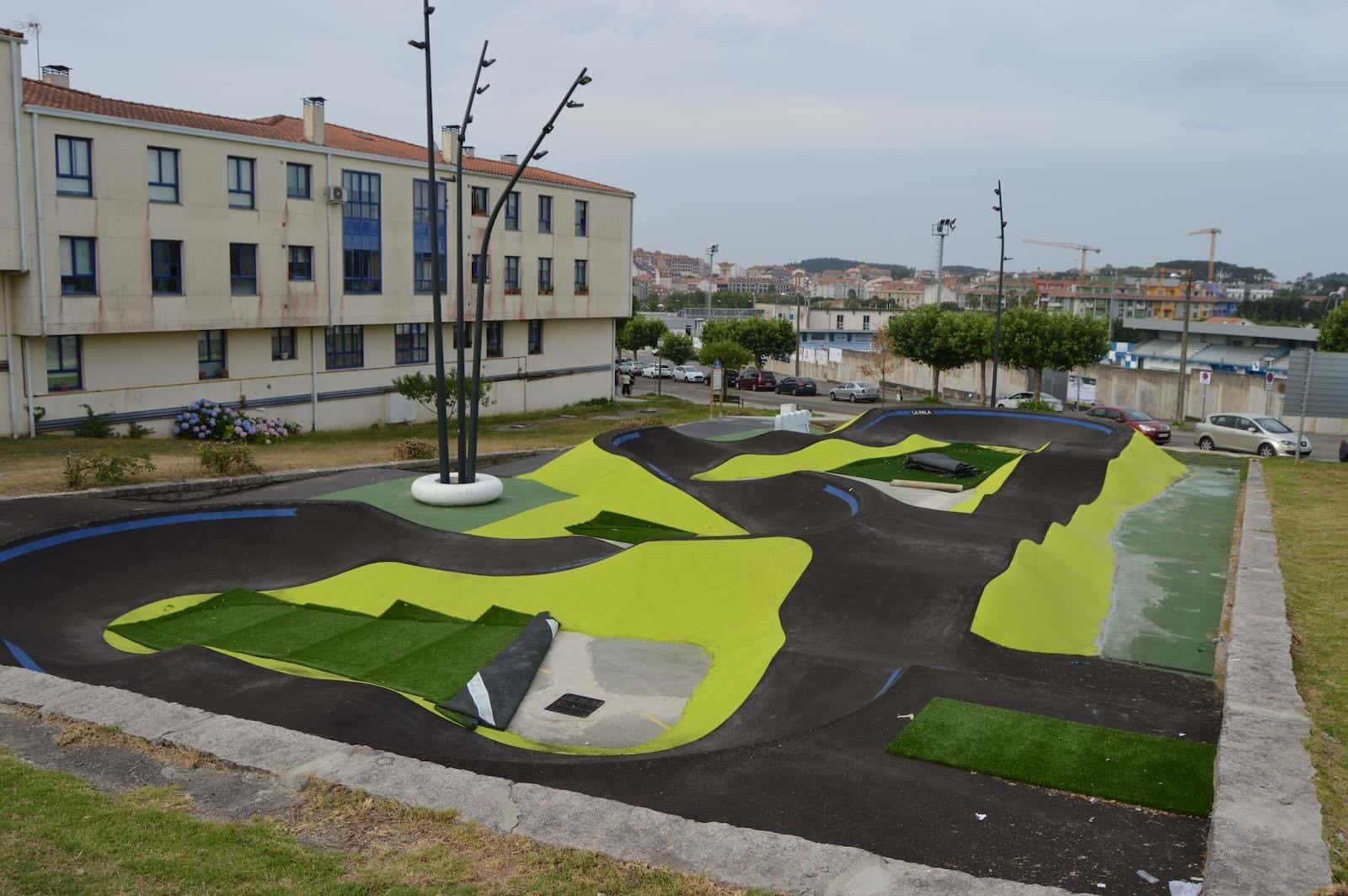 El nuevo pump track de Baltar estrena recorrido