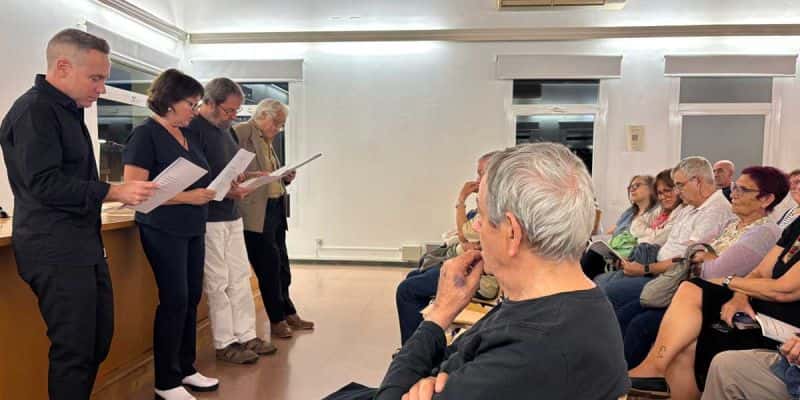 Recital de Eloy Sánchez Rosillo, Rómulo Bustos y Mateo Rello