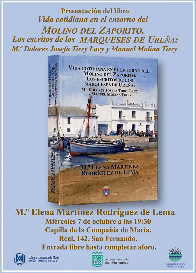 Presentación del libro 'Vida cotidiana en el entorno del Molino del Zaporito. Los escritos de los marqueses de Ureña'