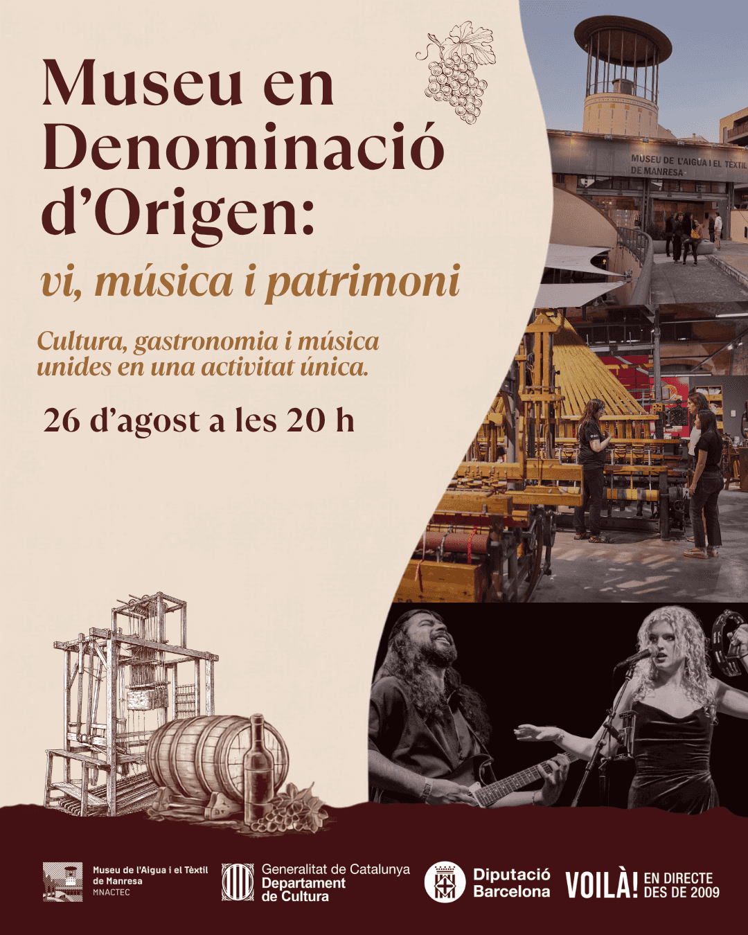 Museu en Denominació d'Origen: vi, música i patrimoni