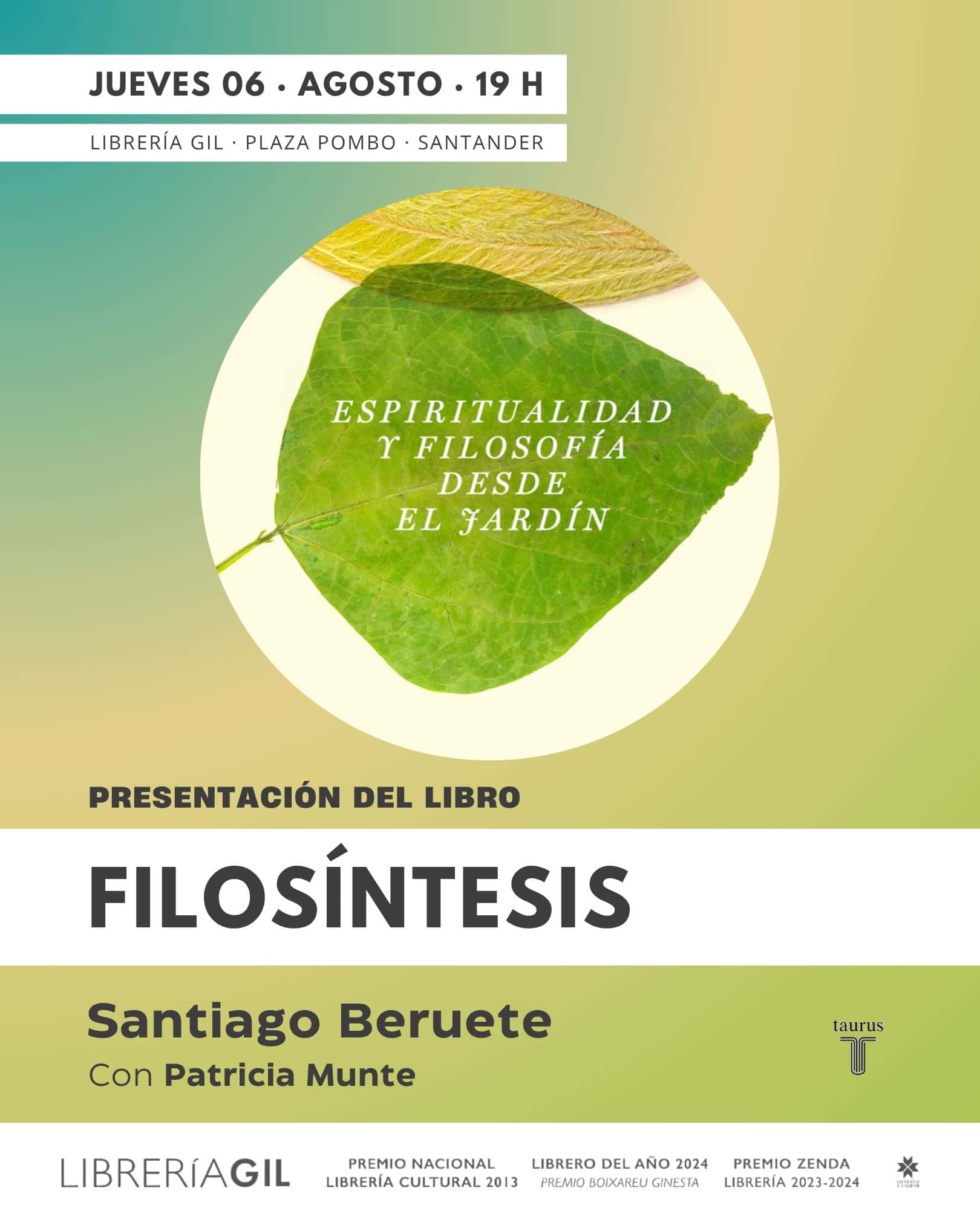 Presentación del libro 'Filosíntesis', de Santiago Beruete