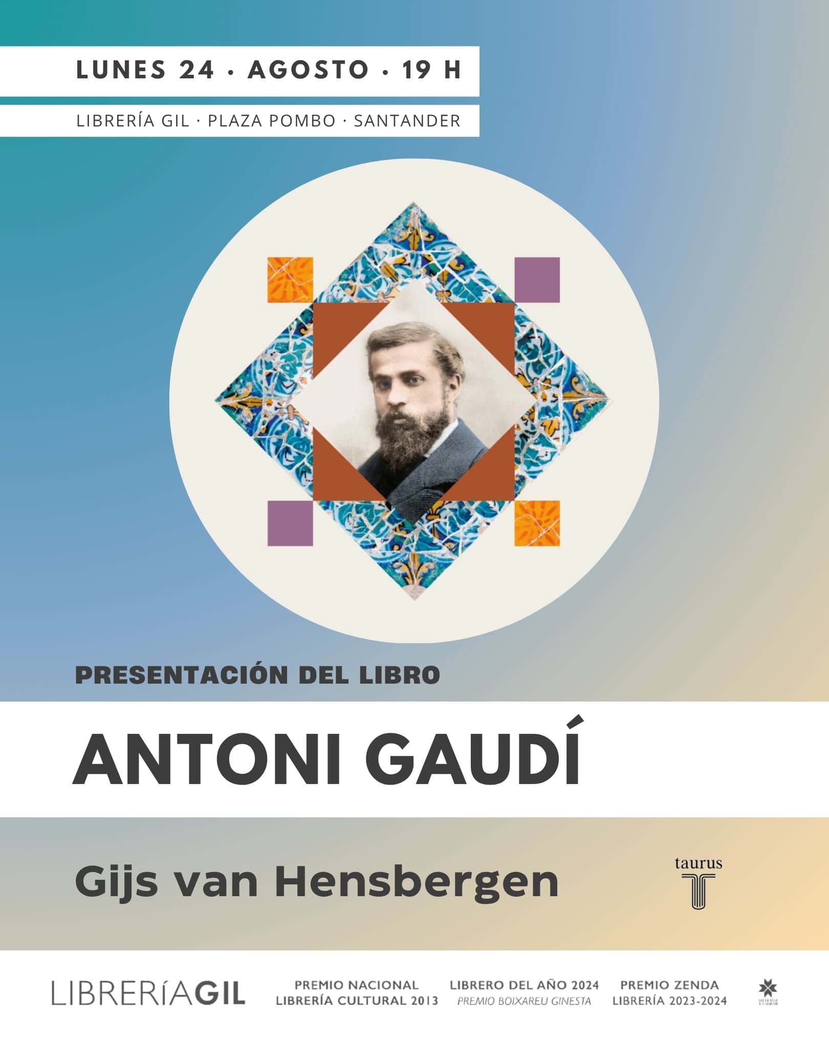 Presentación del libro 'Antoni Gaudí', de Gijs van Hensbergen