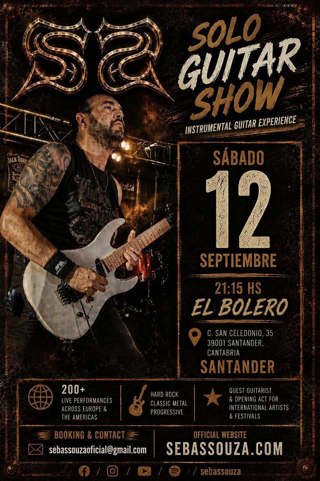 Solo Guitar Show con Sebas Souza