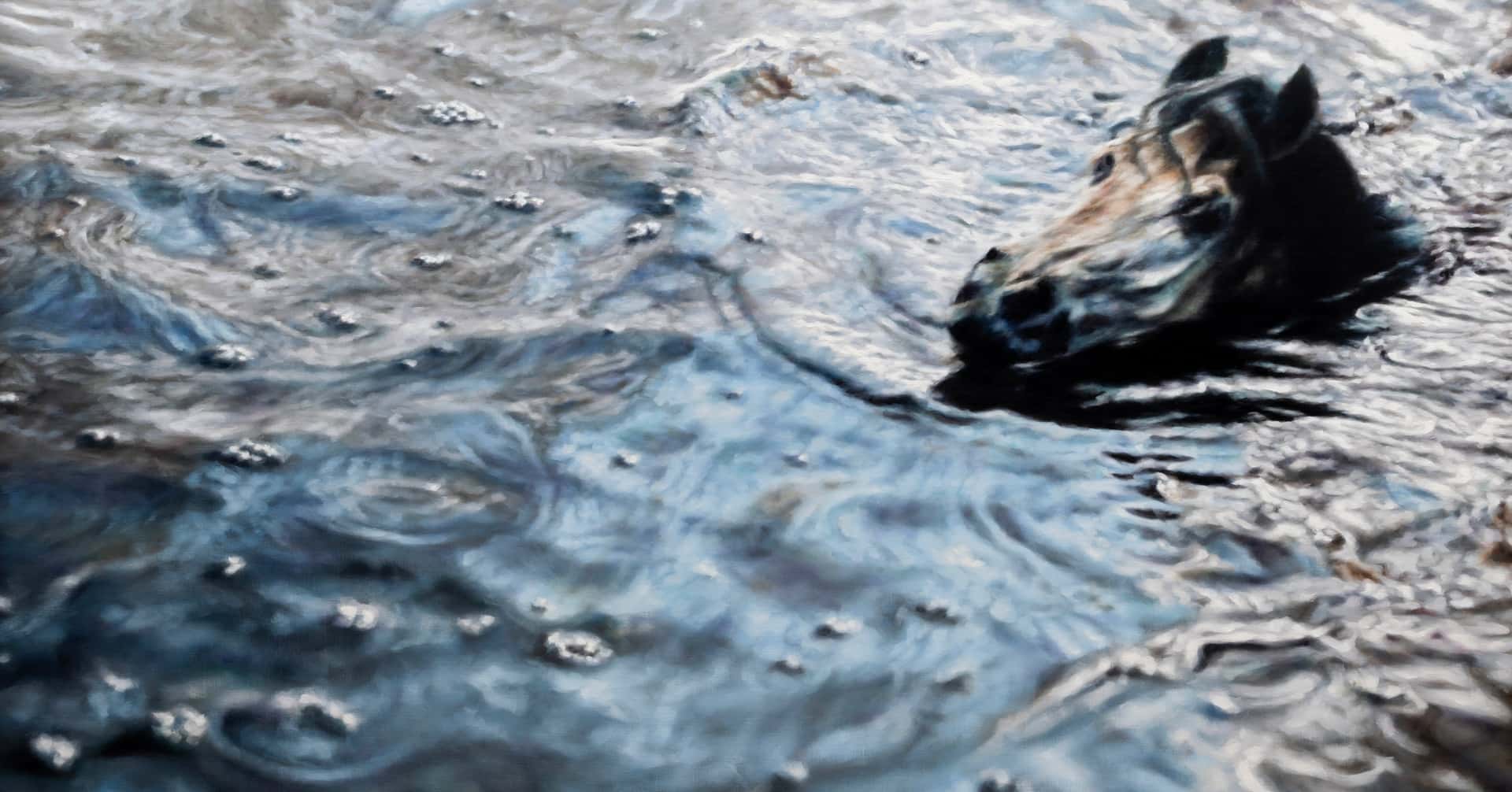 Cabeza fuera del agua