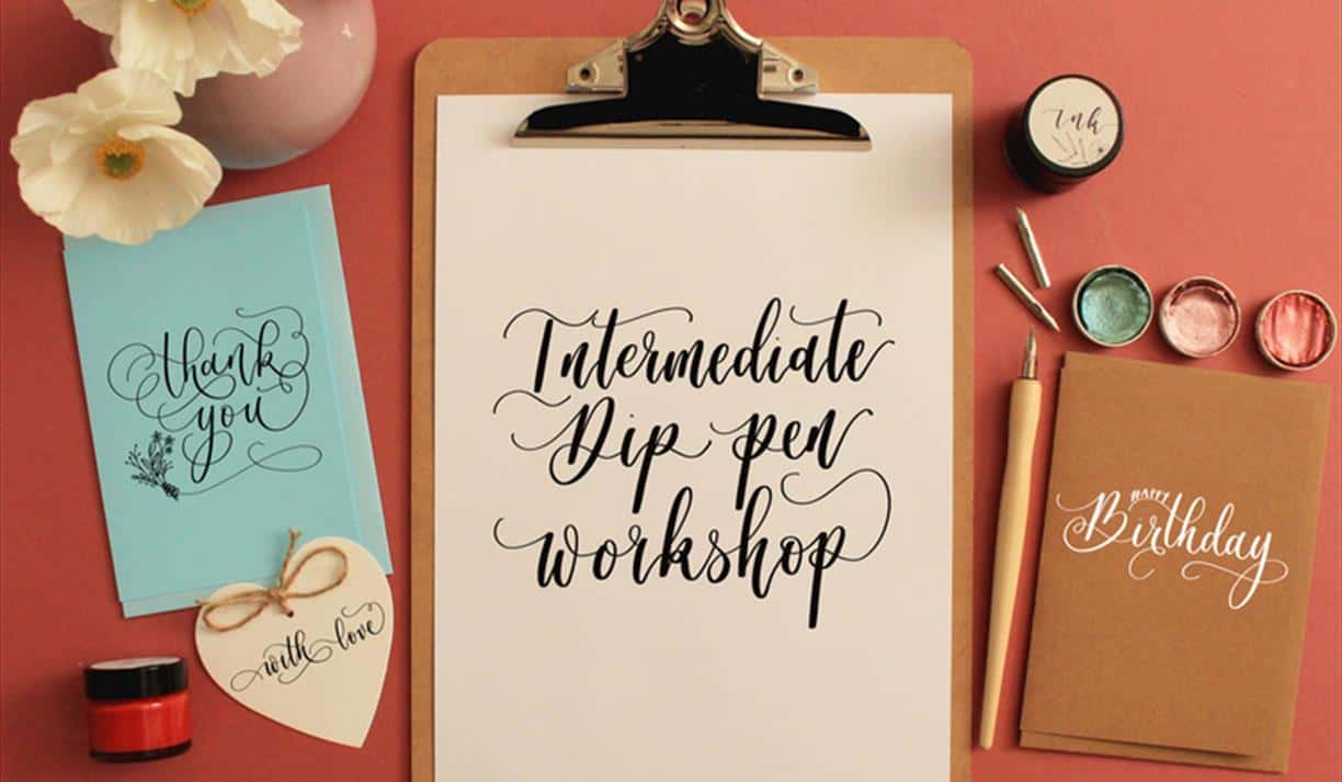Intermediate Dip Pen Calligraphy Workshop