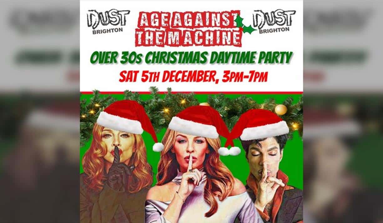 Age Against The Machine - Over 30s Xmas Daytime Party