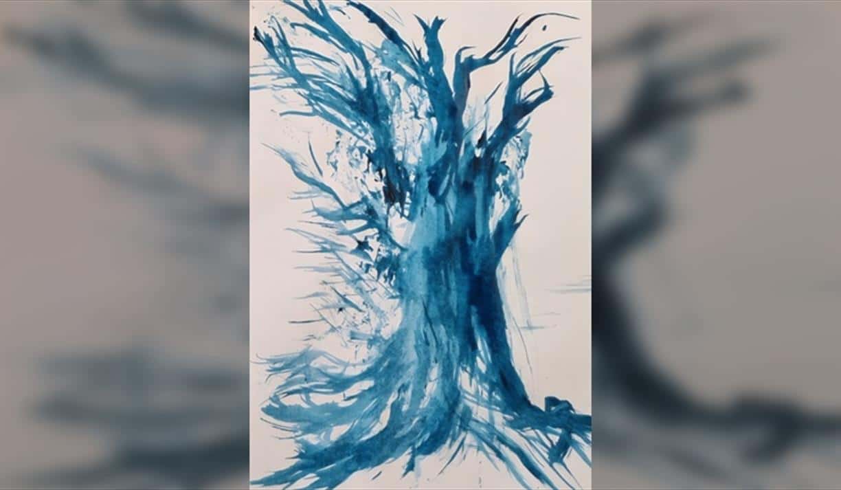Japanese Wabi-Sabi Painting