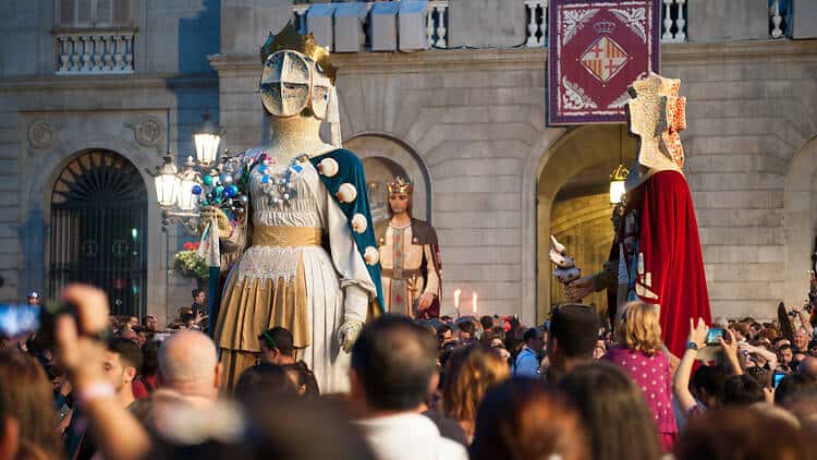 Presentación de los Gigantes de La Pedrera