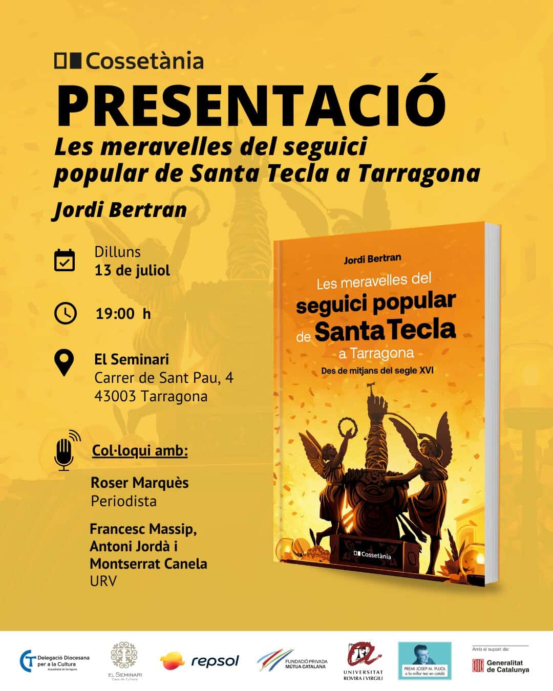 Presentació de 'Les meravelles del Seguici Popular de Santa Tecla a Tarragona'