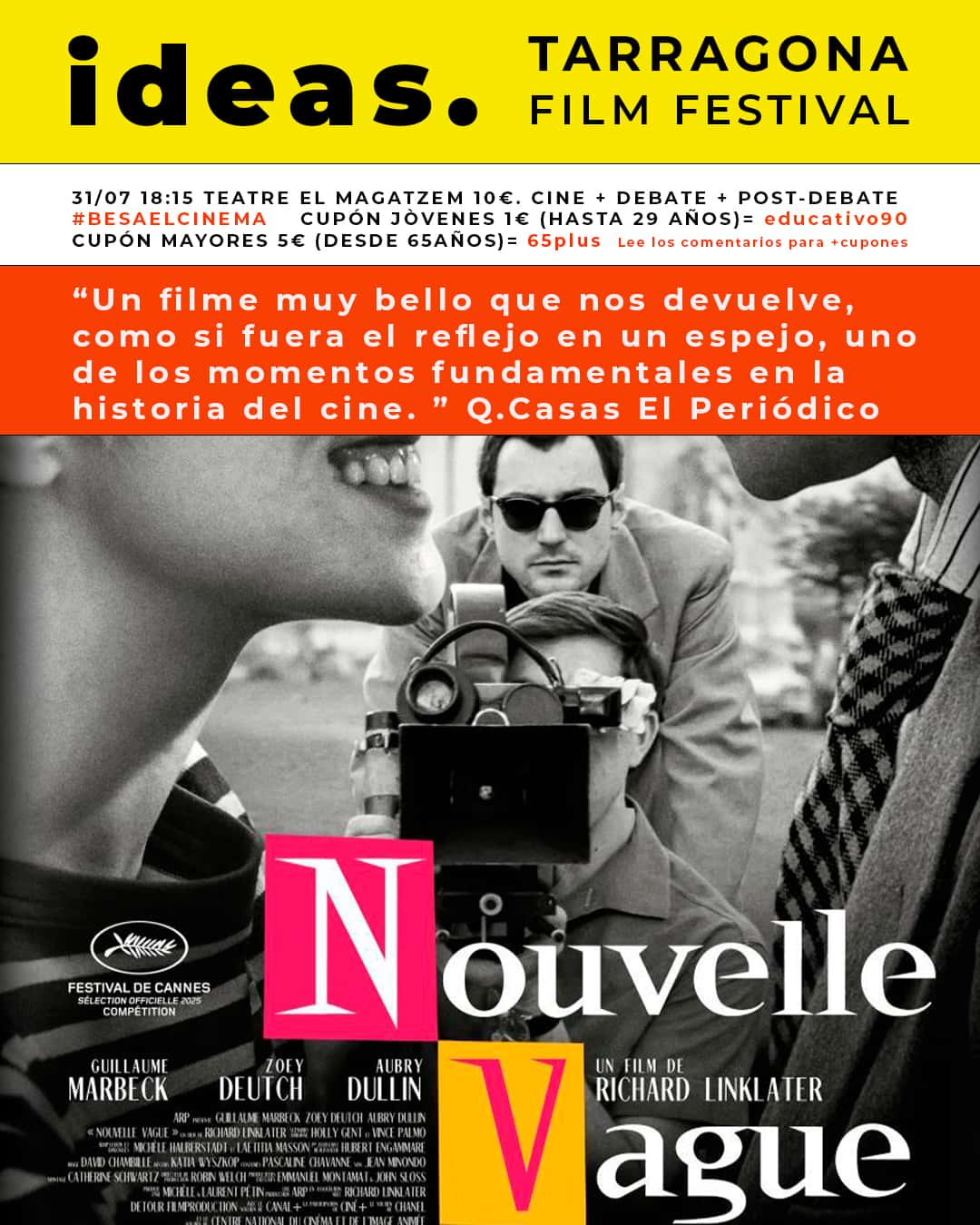 Ideas. Tarragona Film Festival | Nouvelle Vague