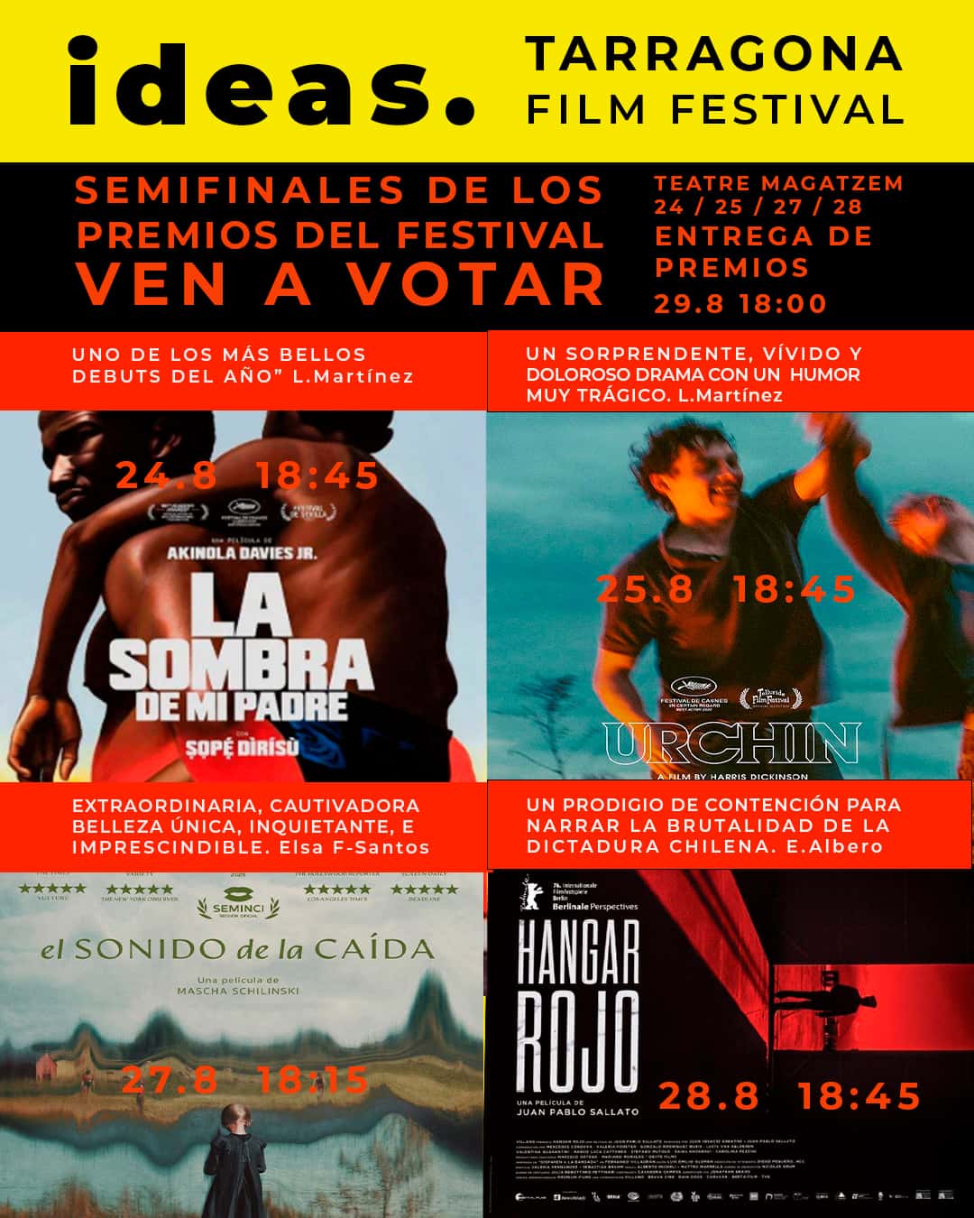 Ideas. Tarragona Film Festival | Semifinalista: La sombra de mi padre