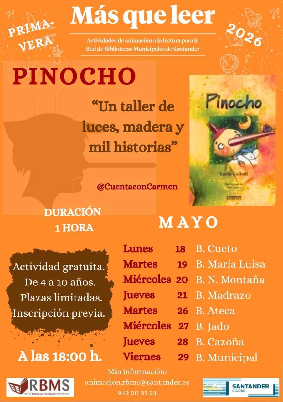 Pinocho, un taller de luces, madera y mil historias