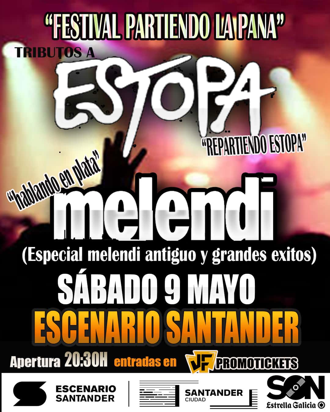 Festival Partiendo la Pana. Tributos a Melendi y Estopa