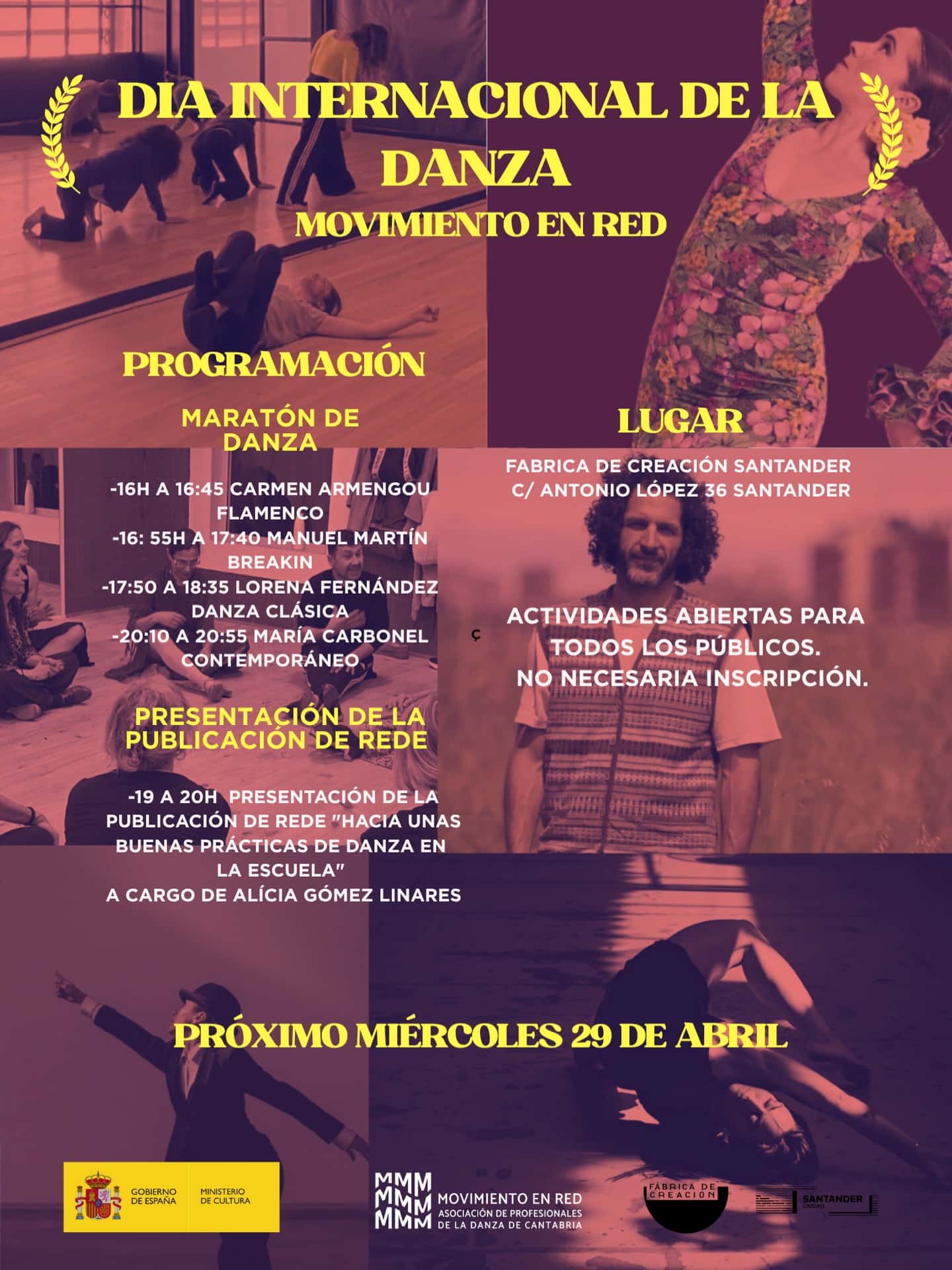 Maratón de Danza en el Día Internacional de la Danza