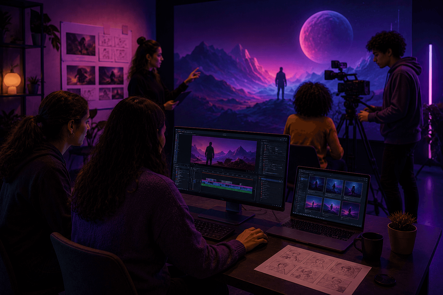 AI Film Lab: creació audiovisual amb intel·ligència artificial