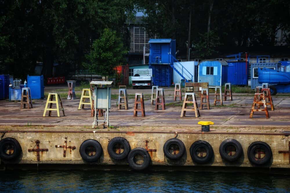 Botadura de un catamarán