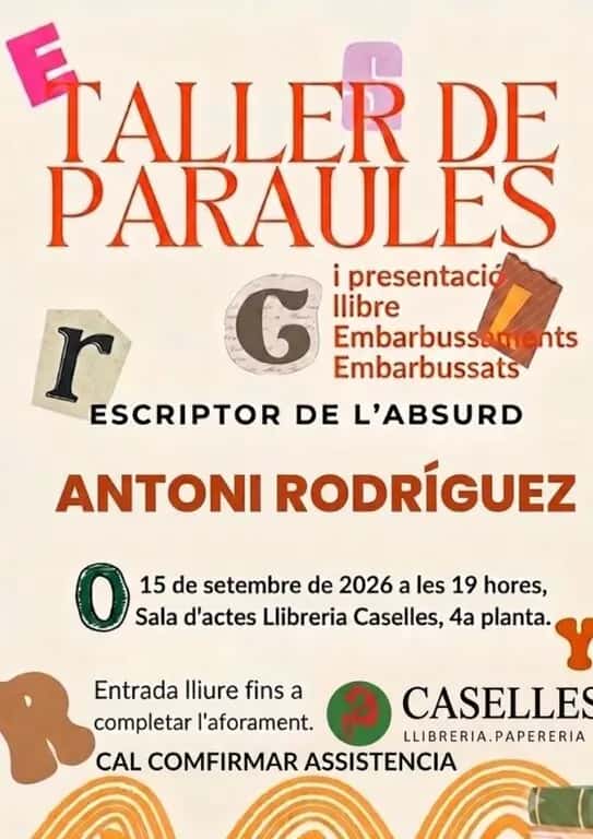Taller de paraules, d'Antoni Rodriguez