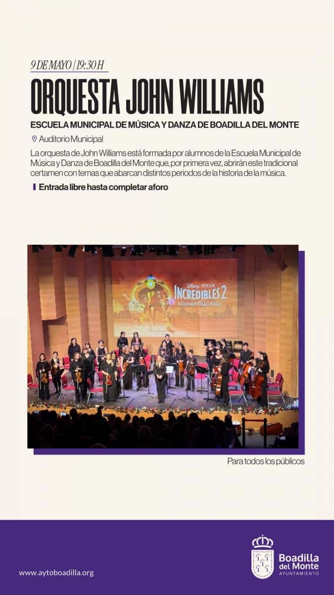 Boadilla clásicos: ORQUESTA JOHN WILLIAMS
