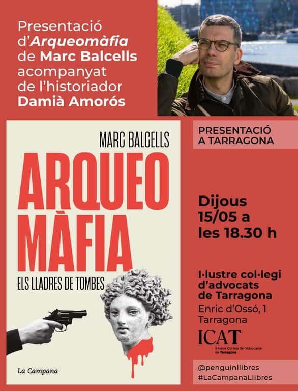 Presentación del libro “Arqueomàfia” de Marc Balcells