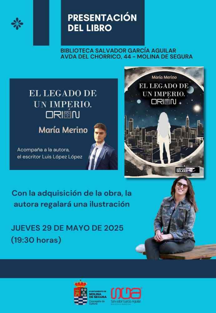 Presentación de novela 'El legado de un imperio. Orión'