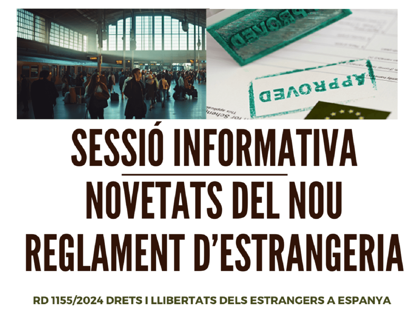 Sessió informativa - Novetats del nou reglament d'estrangeria