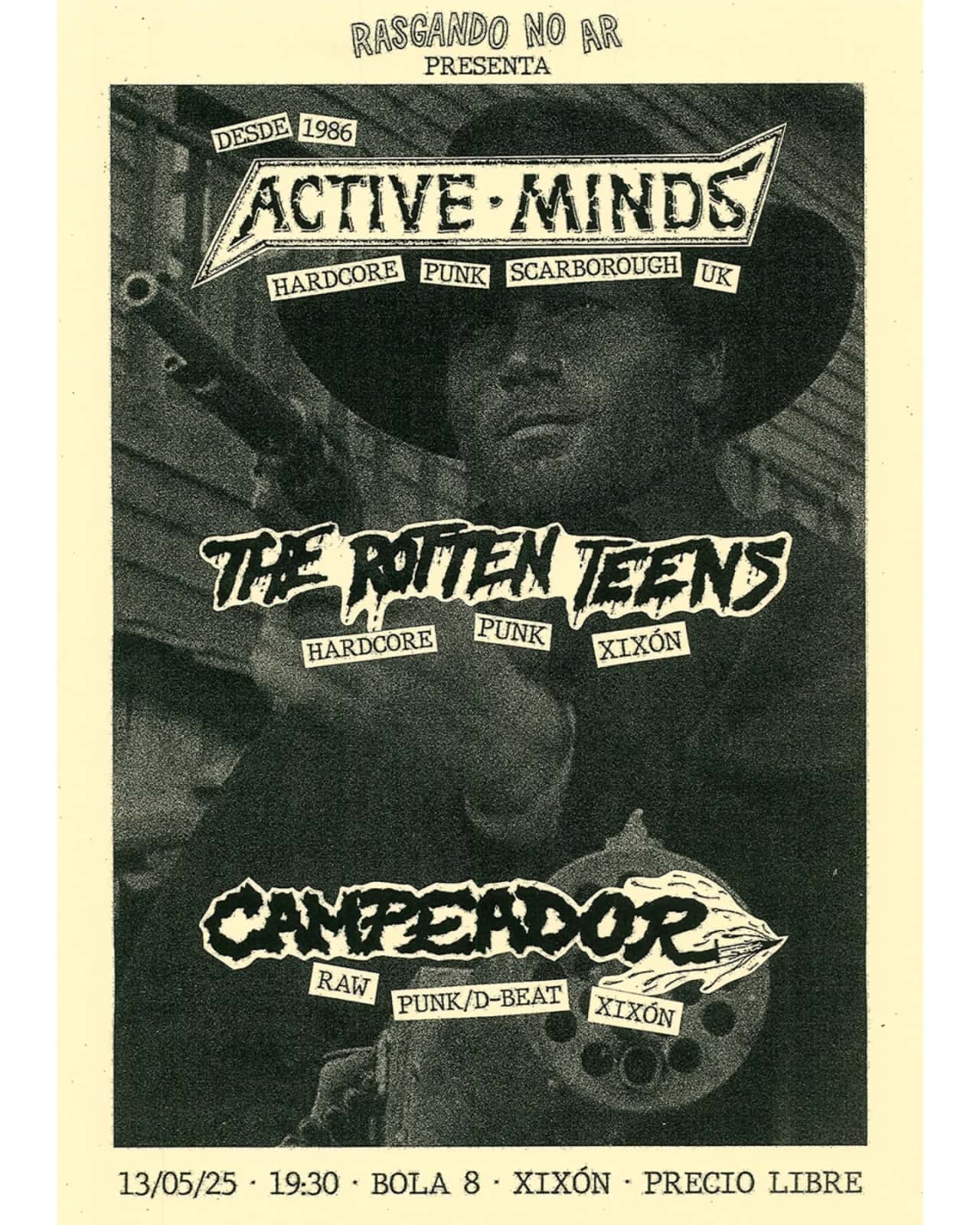 Active Minds, Campeador y The Rotten Teens