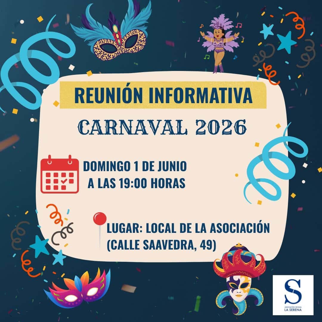 Reunión Informativa Carnaval 2026