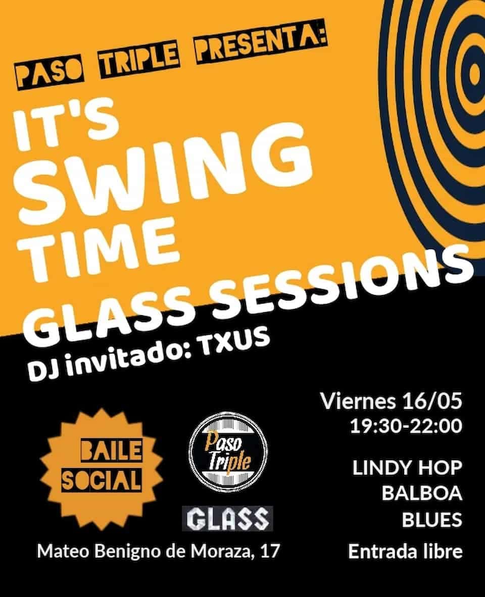 It’s swing time. Glass sessions