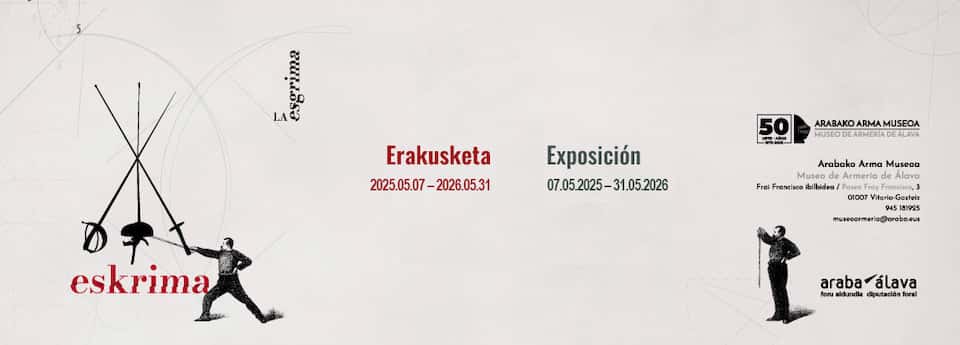 Presentación de la exposición «150 años de esgrima en Álava»