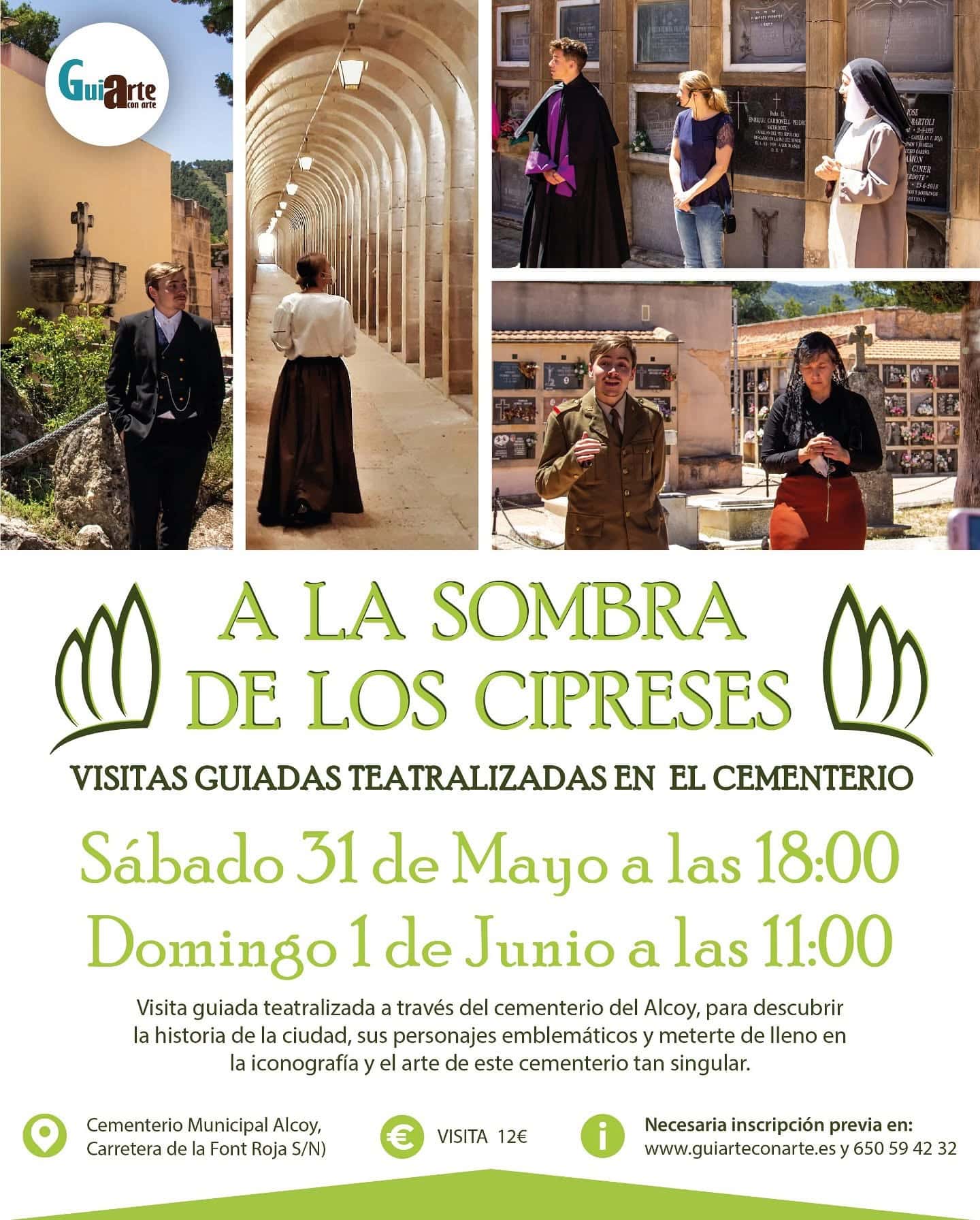 Visita guiada teatralizada: «A la sombra de los cipreses»