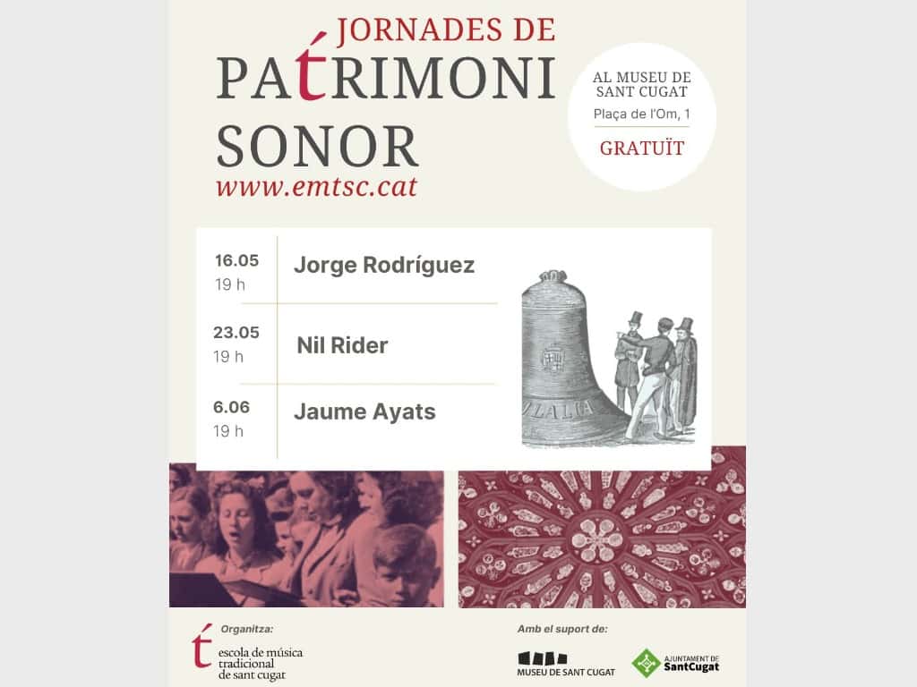 Jornades de Patrimoni Sonor. Presentació de llibre. "El cant i les melodies tradicionals dels goigs"