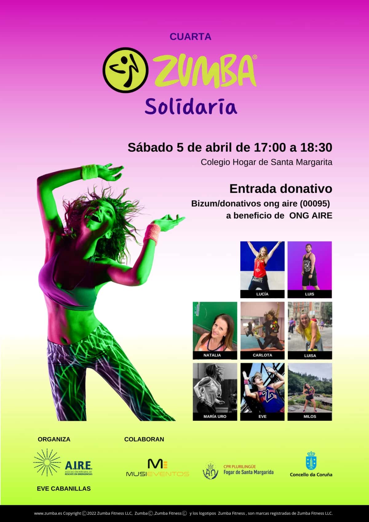 Masterclass de Zumba Solidaria