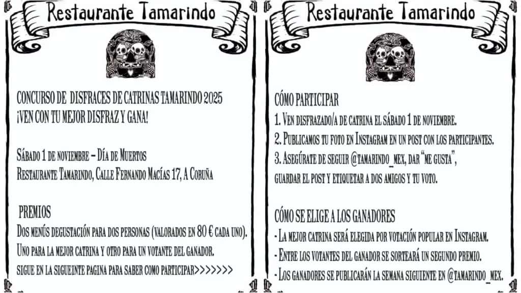 Concurso de disfraces de catrinas