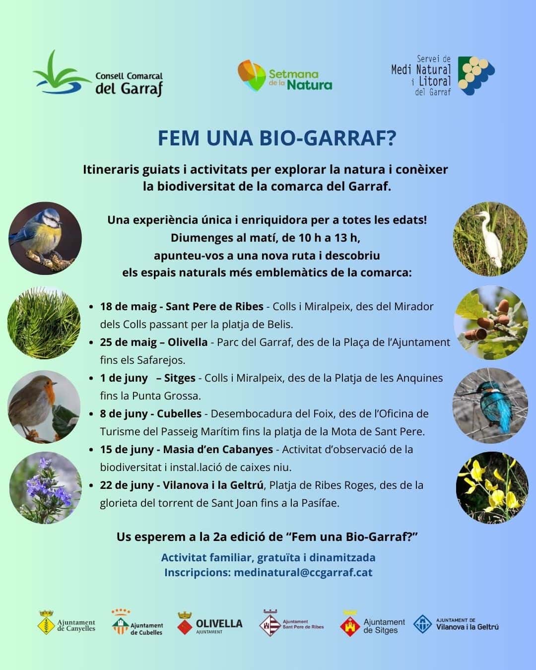 Itineraris familiars per descobrir la natura - BioGarraf