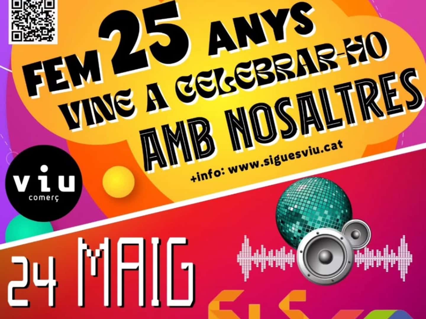 Festa 25è aniversari de Viu Comerç