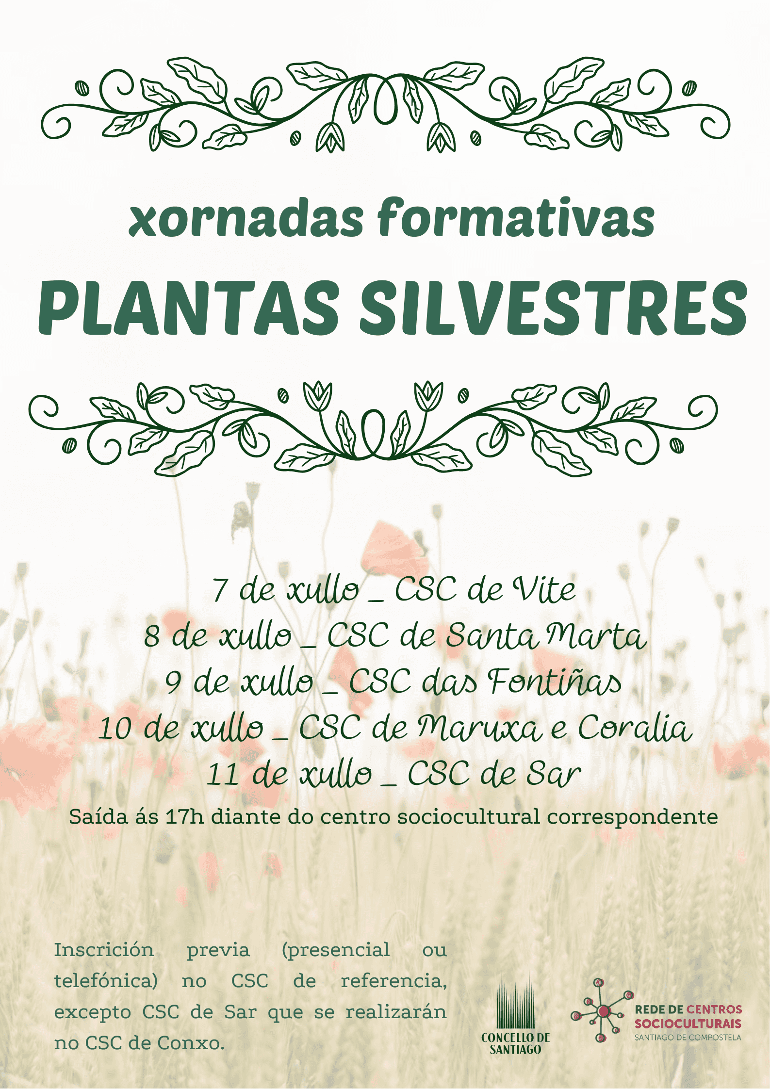 Roteiros para descubrir a flora local
