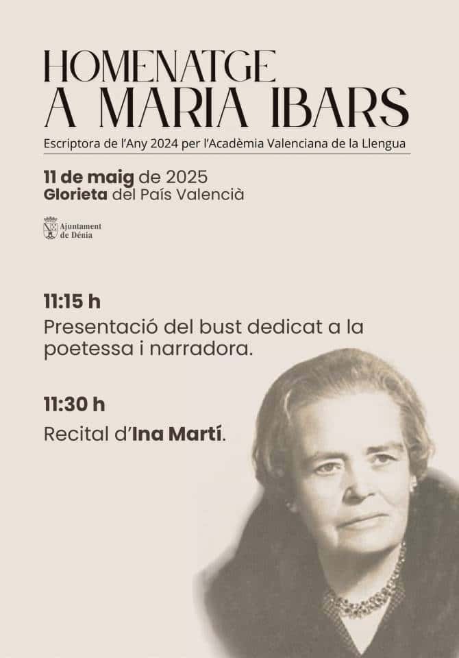 Homenaje a Maria Ibars