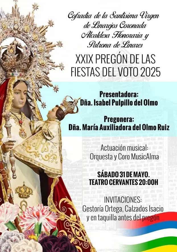 XXIX Pregón de las Fiestas del Voto 2025