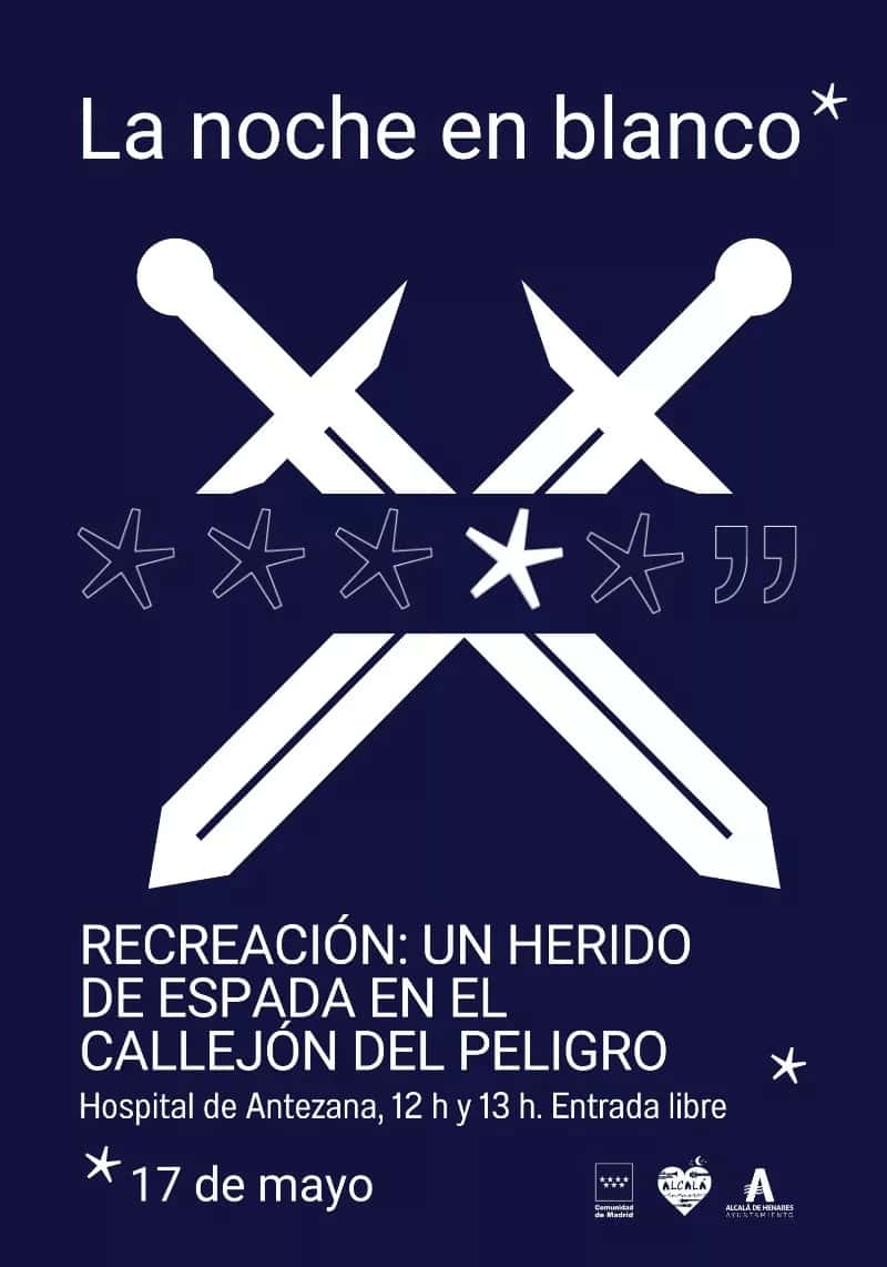 Recreación histórica. Un herido de espada en el Callejón del Peligro