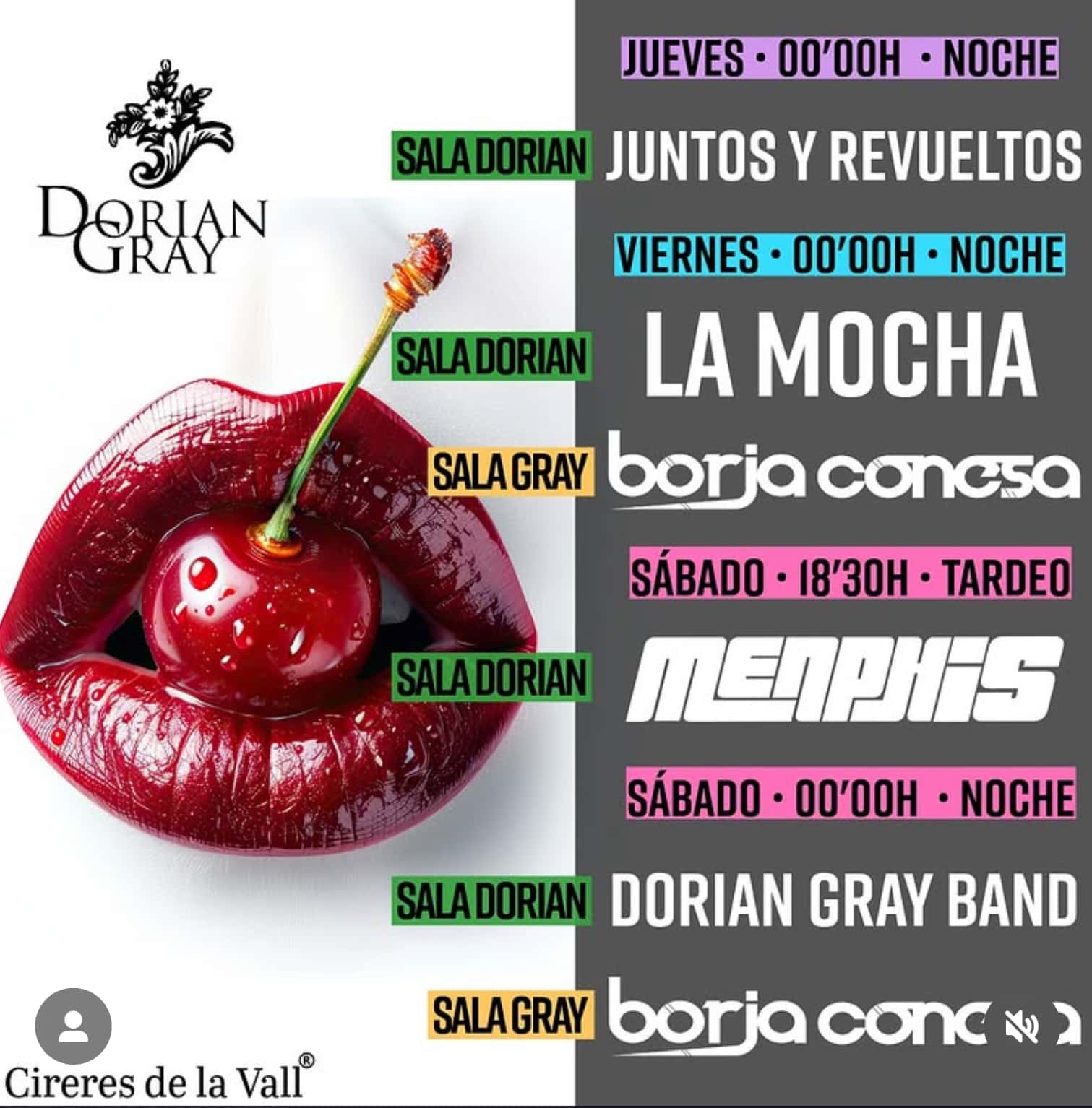 Dorian: It's ending in May