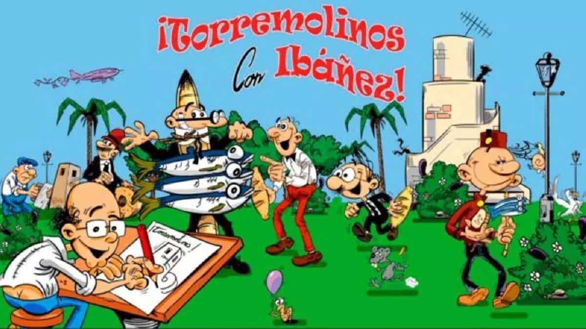 Esculturas de Mortadelo y otros personajes de Ibáñez