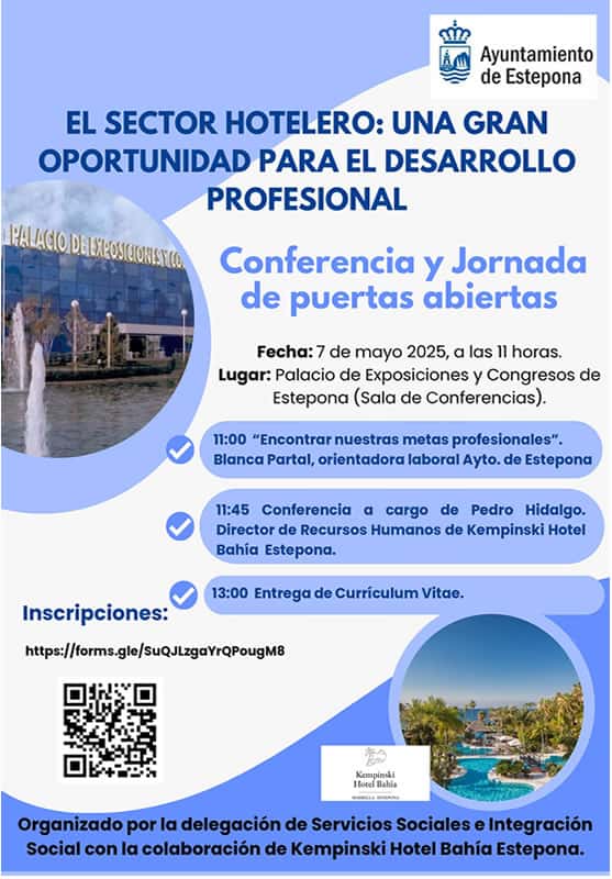 Conferencia sobre oportunidades profesionales en el sector hotelero