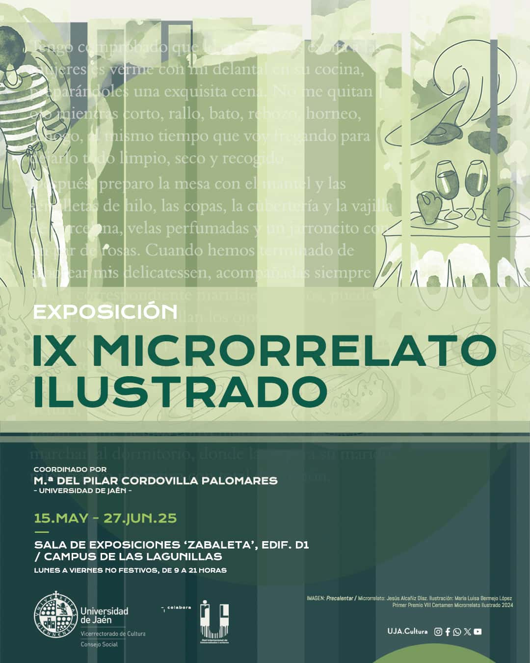 Exposición IX Concurso de Microrrelato Ilustrado de la Universidad de Jaén