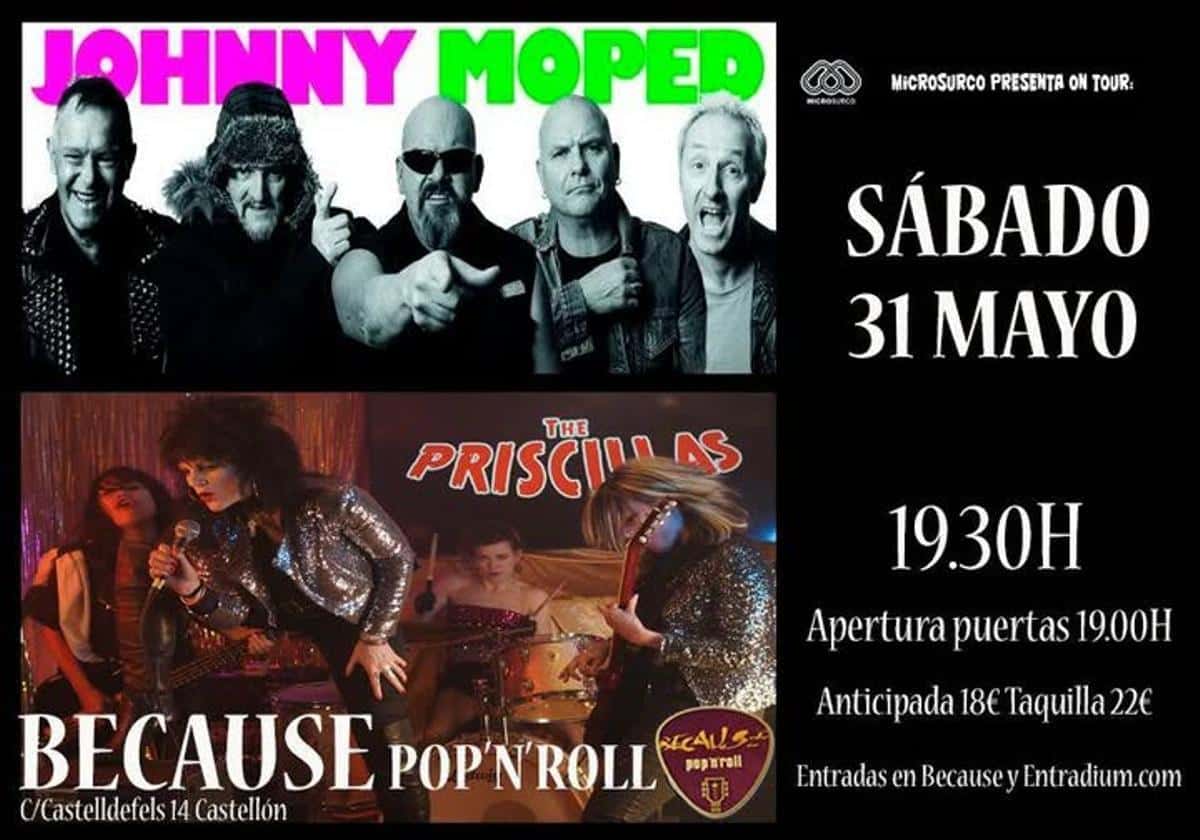 Johnny Moped + The Priscillas