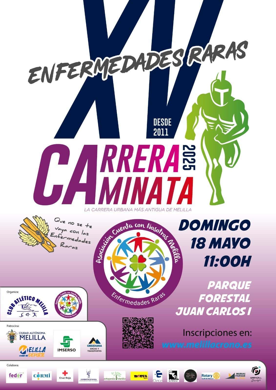 XV Carrera-Caminata por las Enfermedades Raras Melilla