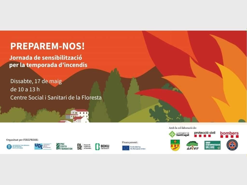 "Preparem-nos!" Jornada de sensibilització per a la temporada d'incendis a la Floresta